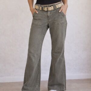Sanctuary Olive Wide Leg Pants